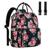 HABOPET flower diaper bag backpack with large capacity for busy days.