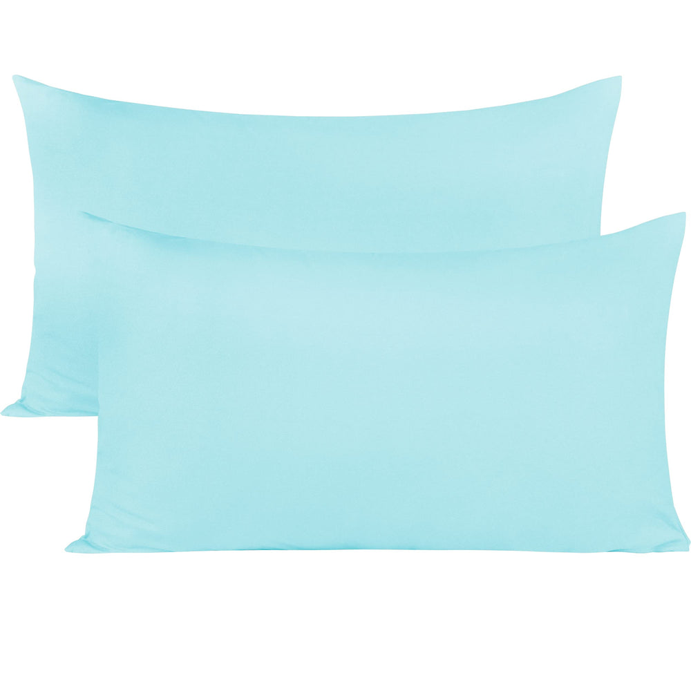 Hadi Bedding Company toddler travel pillowcase mint fabric closeup highlights softness