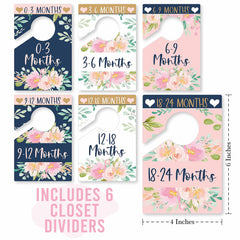 Hadley Designs 3-6 month divider supports quick outfit planning