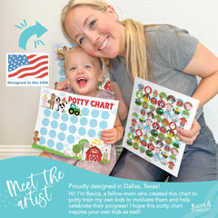 Hadley Designs farm animals poster illustration designed for toddlers