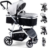 Hagaday baby stroller all-terrain frame for stable rides on varied surfaces.