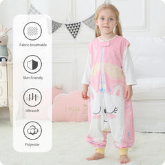 HAHASHOW sleeveless toddler sleeping bag for easy transitions and diaper changes