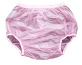 Haian adult pull-on pants in transparent pink for discreet daily protection.
