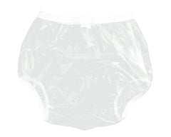 Soft vinyl Haian pants offer comfortable fit and reliable dryness for daily use.
