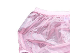 Haian pants with front-opening leg design for easy dressing.