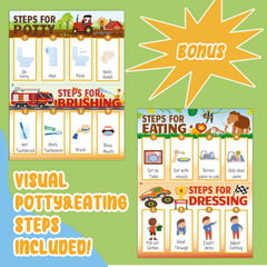 HAJOROM potty chart pirate theme adds fun motivation for daily steps