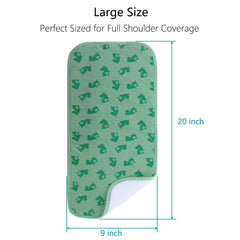 Hakochia burp cloths absorbent cotton weave for quick spit-up cleanup