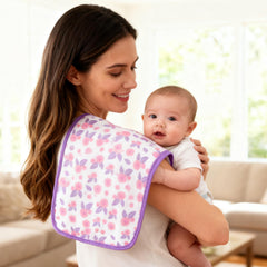 Hakochia newborn spit-up cloths are gentle on skin and easy to clean