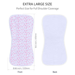 Close-up of soft-neutral fabric highlights absorbent, skin-friendly material.
