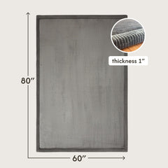 Hakuna Matte CloudSoft memory foam core provides cushioned support for crawlers.