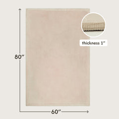 Hakuna Matte CloudSoft mat with non-slip backing on the floor.