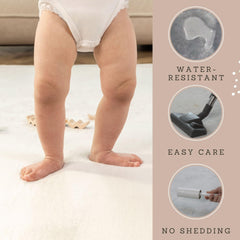 Hakuna Matte CloudSoft mat features non-slip backing to stay in place during play.