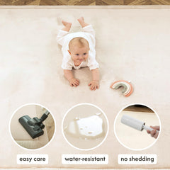 Hakuna Matte water-repellent finish protects surfaces from spills.