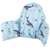 HALAA VAUVA high chair cushion sea blue cover protecting against spills