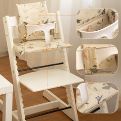 HALAA VAUVA PU-material cushion is easy to wipe clean after meals.