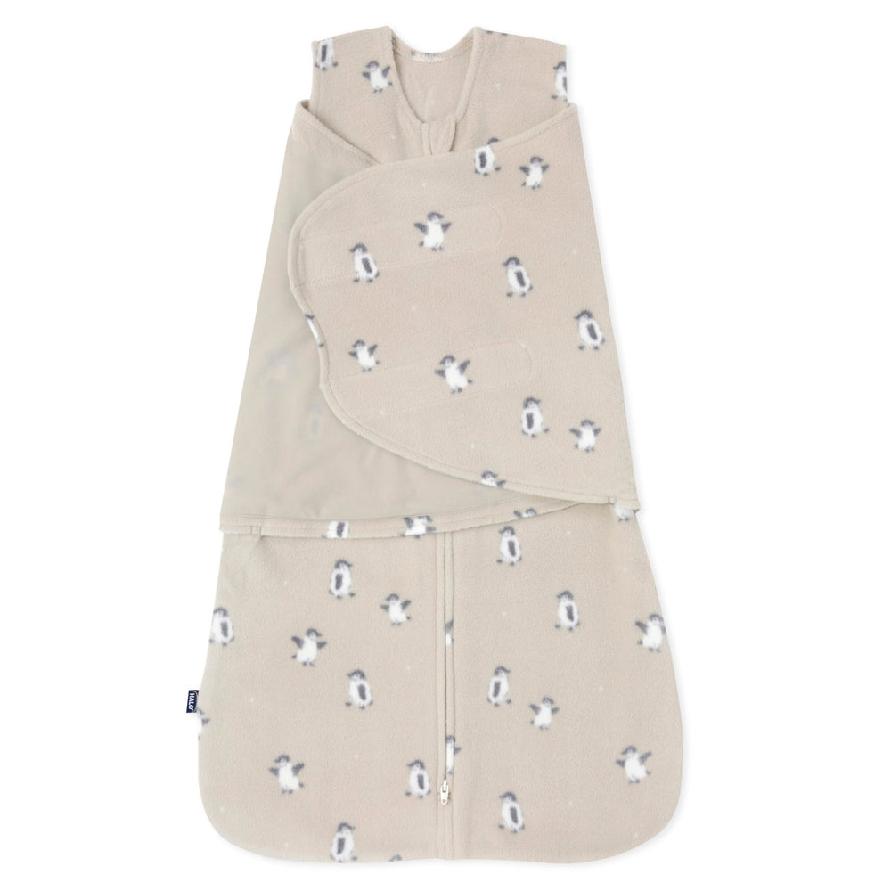 HALO SleepSack Swaddle front view with cozy microfleece warmth for baby sleep
