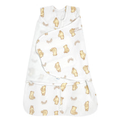 HALO microfleece sleepsack swaddle ensemble keeps newborn snug and secure