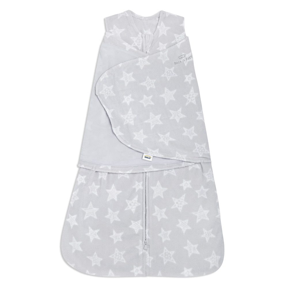 HALO microfleece sleepsack warmth keeps baby snug in cooler nurseries.