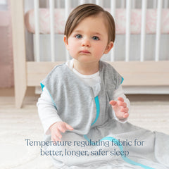 HALO Sleepsack Ideal Temp Ombre Small IntelliThread close-up shows heat-regulating fibers