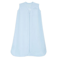 HALO Sleepsack microfleece wearable blanket in baby blue offers cozy warmth for safe sleep