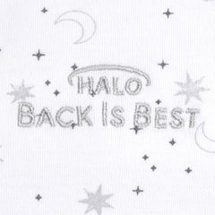 HALO SleepSack fabric detail highlights soft, breathable cotton for gentle skin comfort.