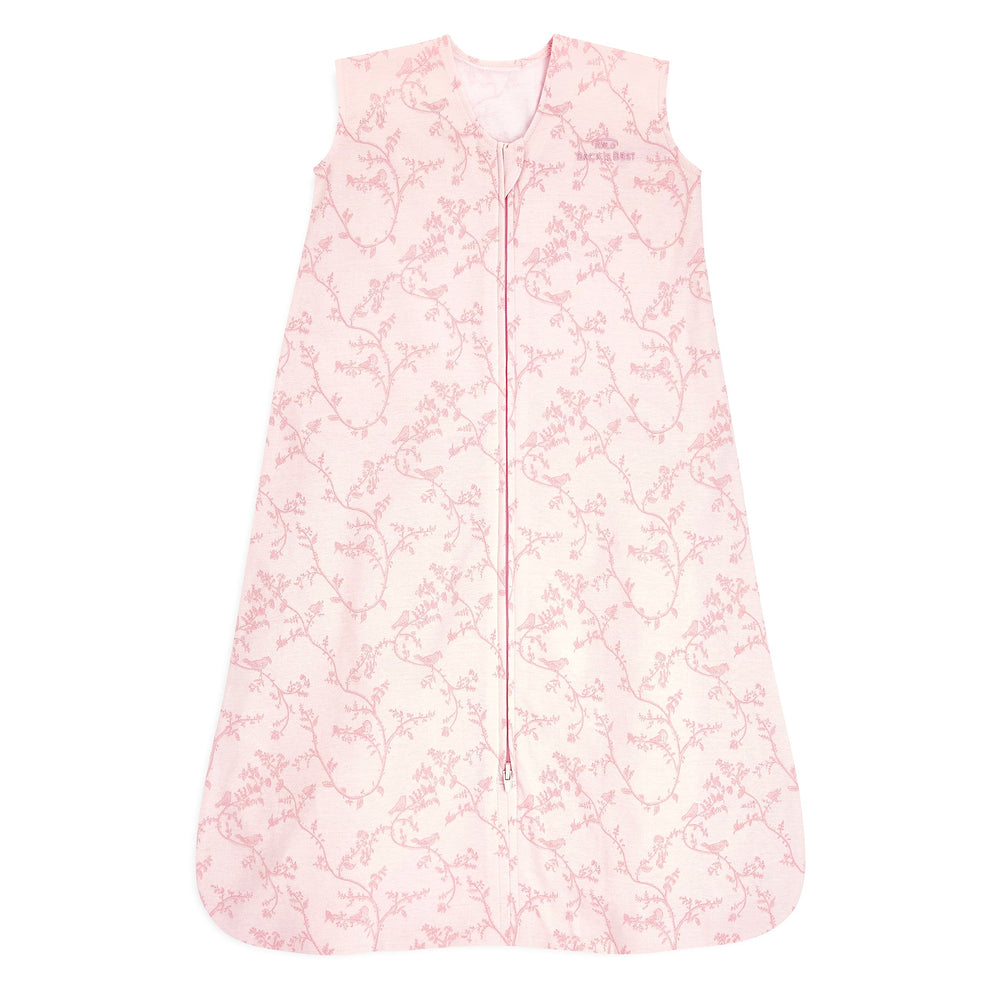 HALO SleepSack pink toile fabric close-up showing soft cotton for comfortable sleep