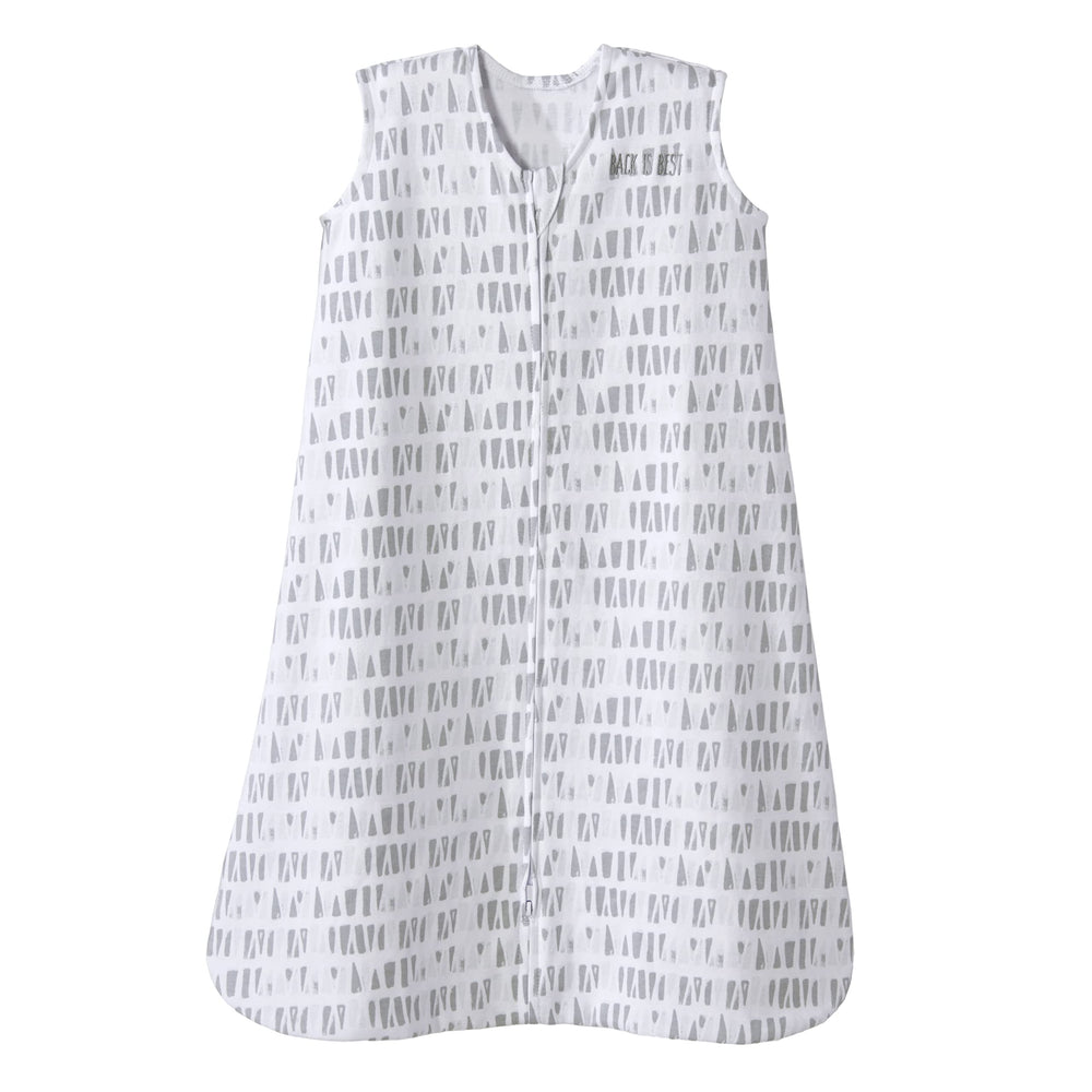HALO SleepSack squares pattern keeps baby cozy and secure through the night.