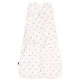 HALO Sleepsack Swaddle floral vintage stripe front view showing cozy, safe sleep design