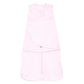 HALO Sleepsack Swaddle in soft pink, front view, secure sleep for newborns.