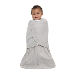 HALO Sleepsack Swaddle with three-way adjustable arms supports self-soothing
