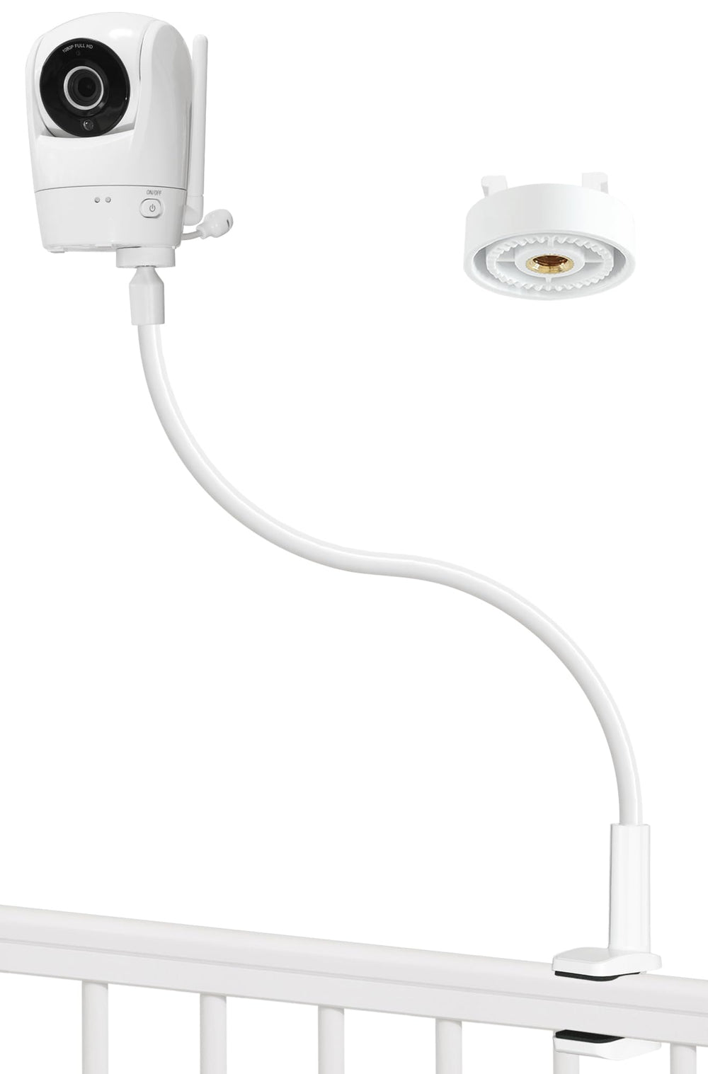 Haloera extendable arm mount for VTech VM901 offers flexible viewing angles.