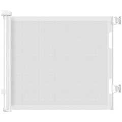 HAMOPY retractable baby gate 33-inch tall shown in doorway for added child safety.