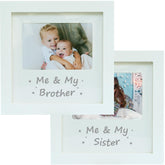HAMUIERS sibling frame for brother; ideal nursery keepsake display.