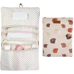 HAMUR HOME diaper bag organizer main compartment keeps diapers and wipes neatly accessible.