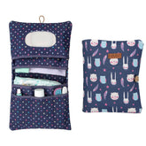 HAMUR HOME baby diaper bag organizer in purple, travel-ready and spacious.