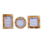 Handicrafts Home vintage mini picture frames set of 3 for tabletop display.