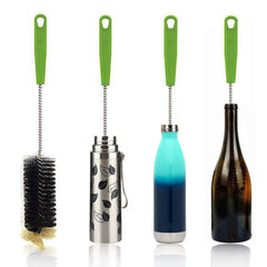 Haomaomao bendable brush set reaches tight spaces for versatile cleaning.