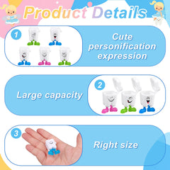 Haomian tooth-saver box with lifelike tooth design appeals to kids.