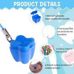 Haomian Tooth Saver Necklace green: kid-friendly design for classroom tooth rituals.