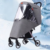 haozaikeji universal stroller rain cover with 270-degree clear window for safe supervision