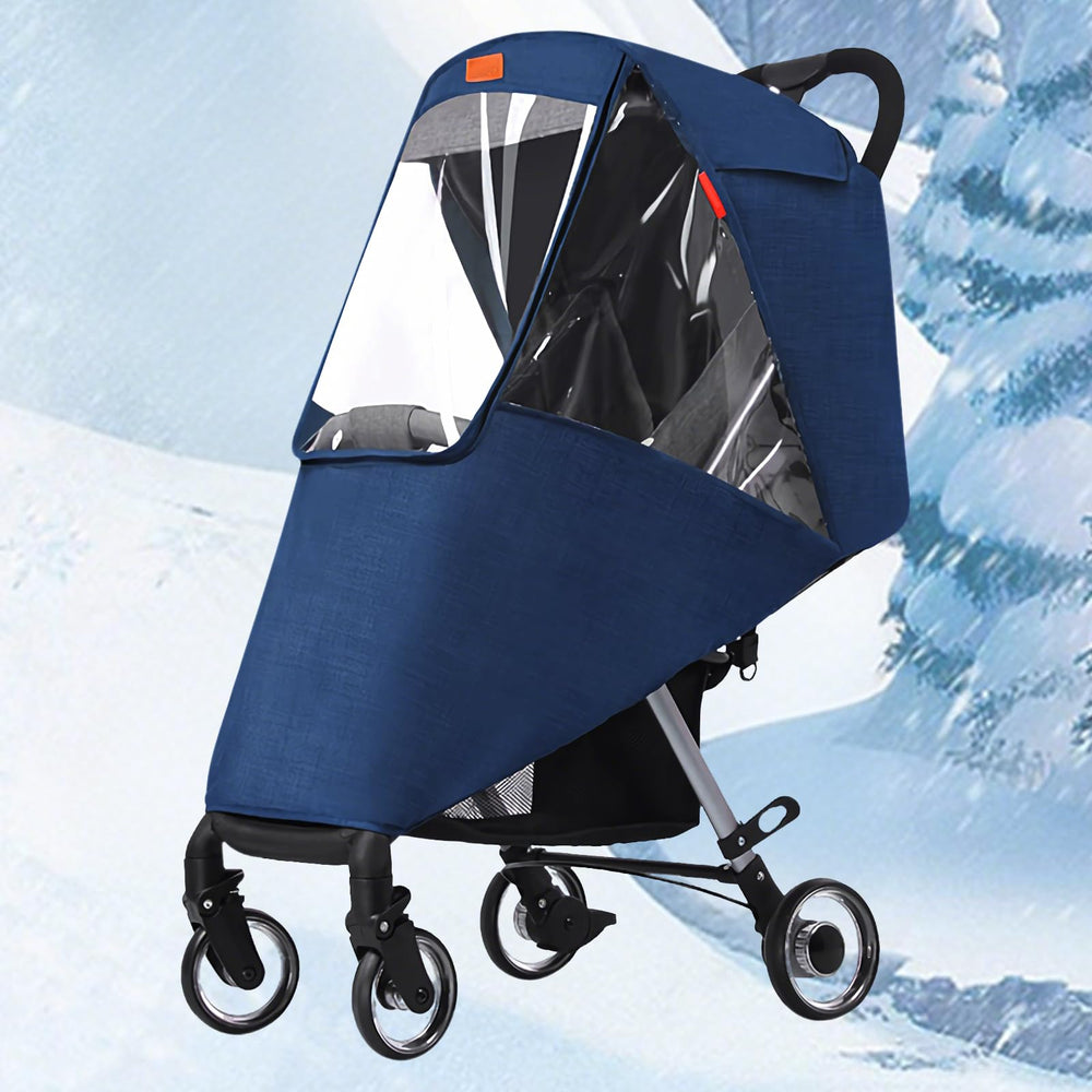haozaikeji universal stroller rain cover offering all-weather protection for outdoors.