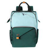 Hap Tim diaper bag green with double compartments for easy organizing on the go.