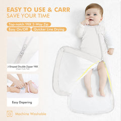 HAPIU sleep sack TOG 1.0 illustrates all-season comfort and leg room