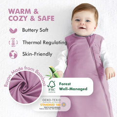 HAPIU sleep sack with 2-way zipper for easy diaper changes