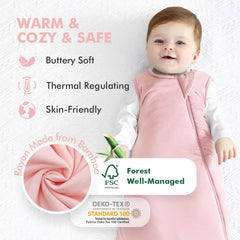 HAPIU sleep sack opened with 2-way zipper for easy diaper changes