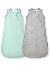 HAPIU bamboo sleep sack in Sage provides gentle warmth and skin-friendly comfort for babies.
