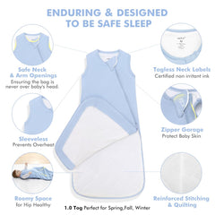 HAPIU safety zipper garage protects baby's face during sleep.