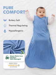 HAPIU two-way zipper sleep sack enables easy diaper changes
