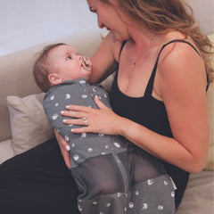 Happiest Baby Sleepea organic cotton soft fabric emphasizes breathable comfort for newborns.