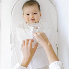 Happiest Baby SNOO Sleep Sack inner flaps provide snug support for soothing